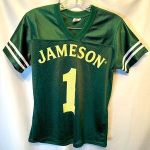 NWOT Jameson Irish Whiskey Size Small Women’s Football Jersey Green Mesh